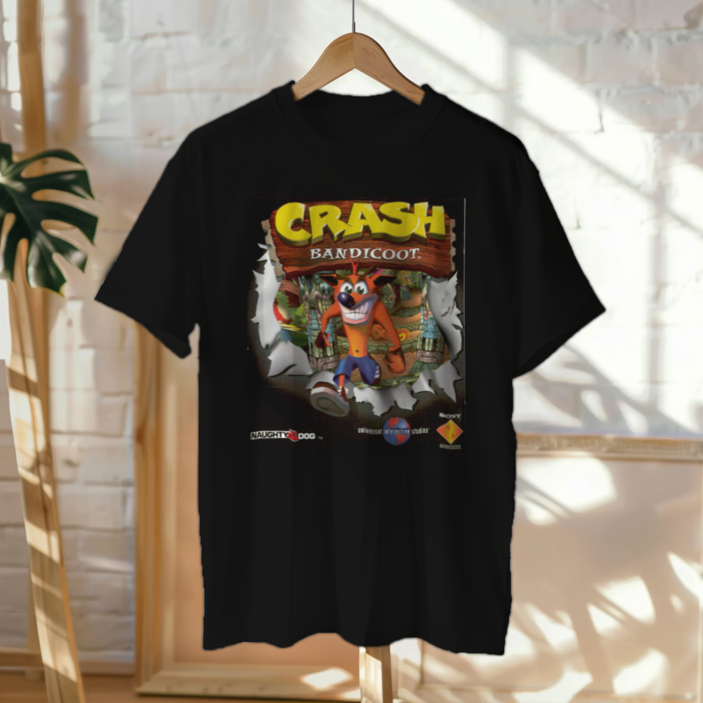 Crash Bandicoot Box Art Unisex T-Shirt