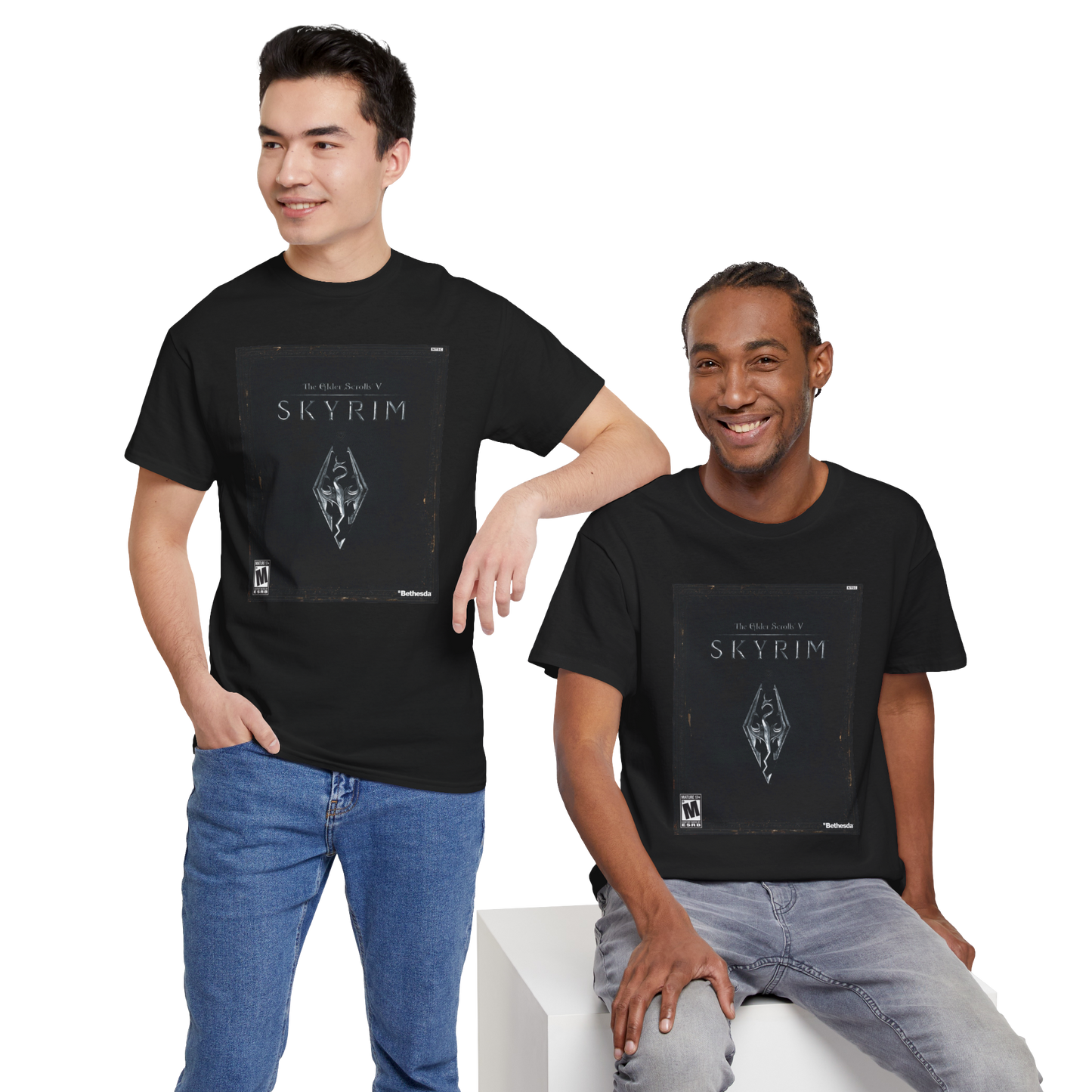 Skyrim Box Art Unisex T-Shirt