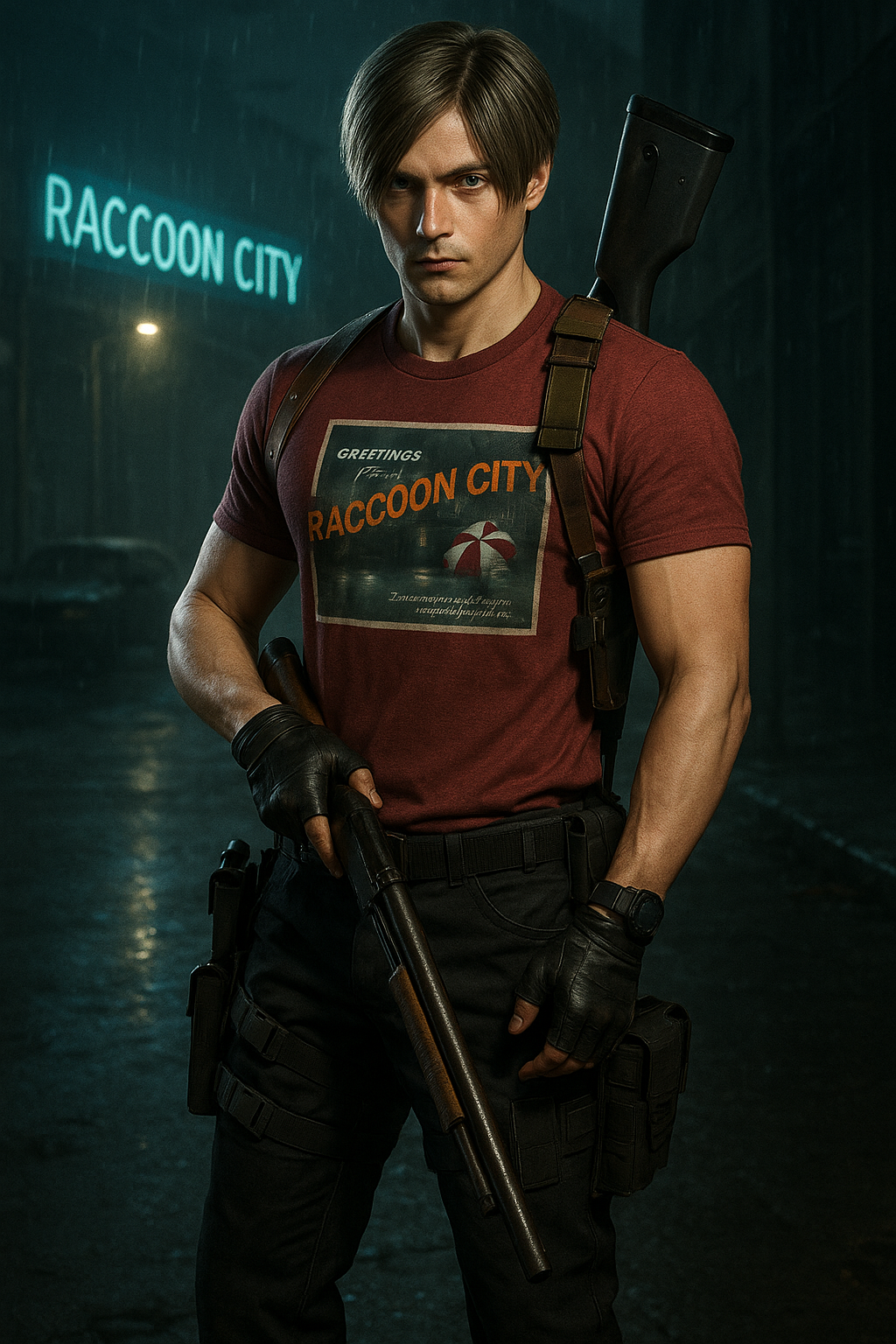 Resident Evil Raccoon City Postcard Unisex T-Shirt