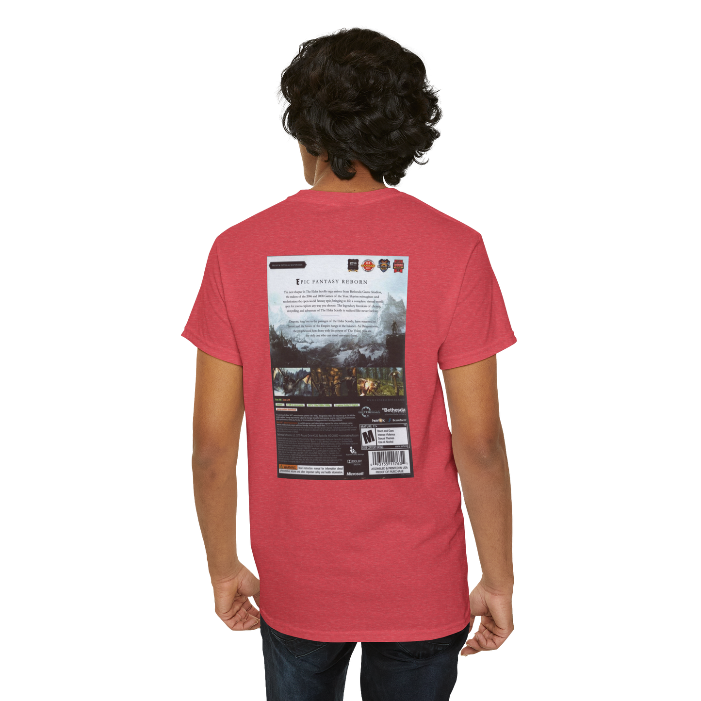Skyrim Box Art Unisex T-Shirt