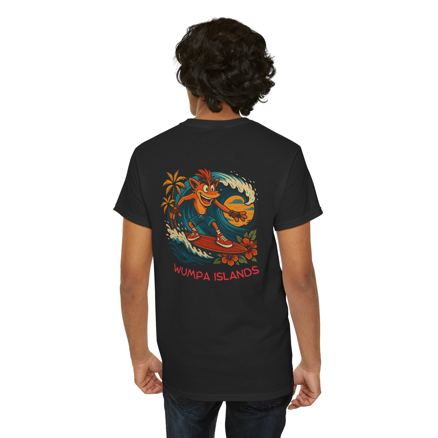 Crash Bandicoot Aku Aku Surf Unisex T-Shirt