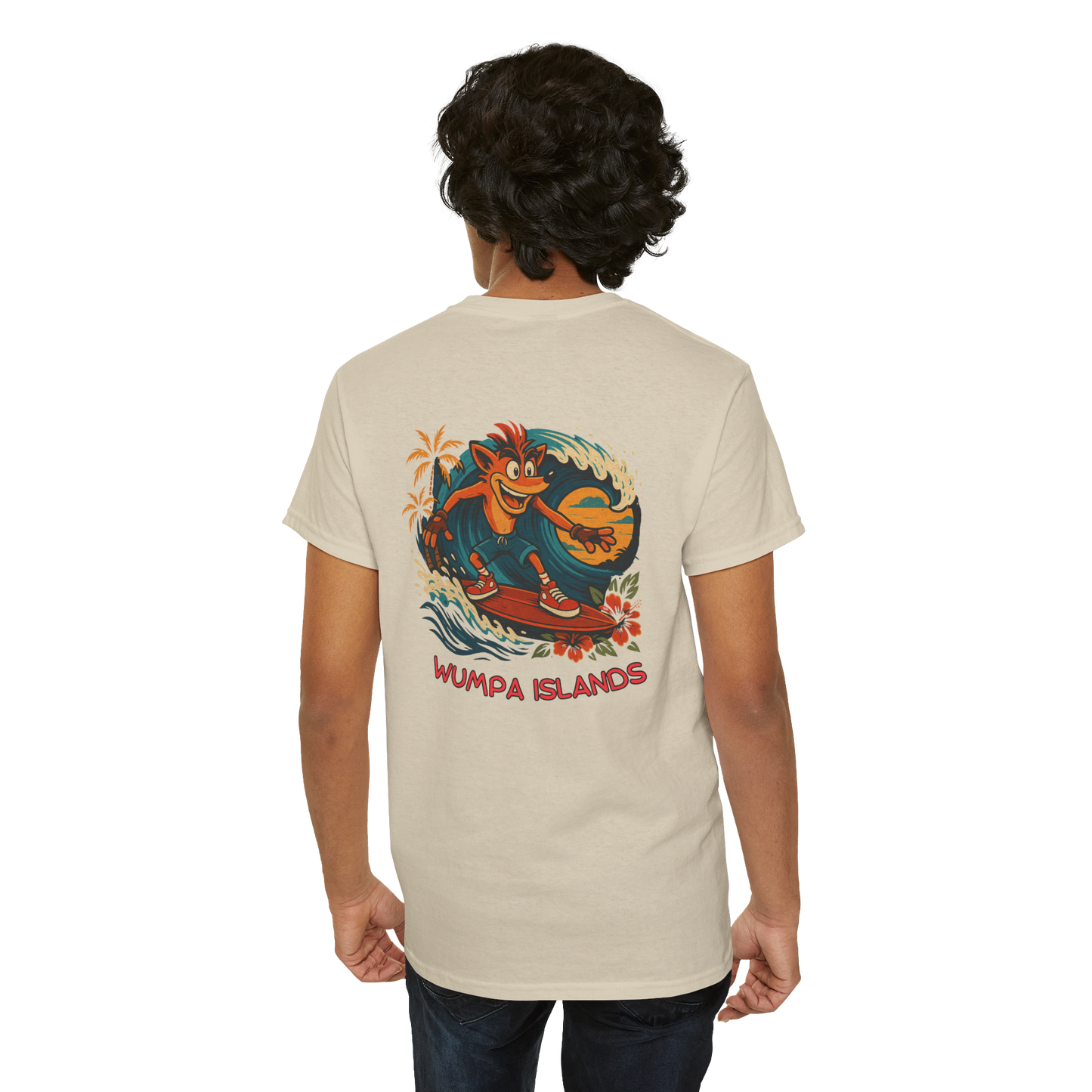 Crash Bandicoot Aku Aku Surf Unisex T-Shirt