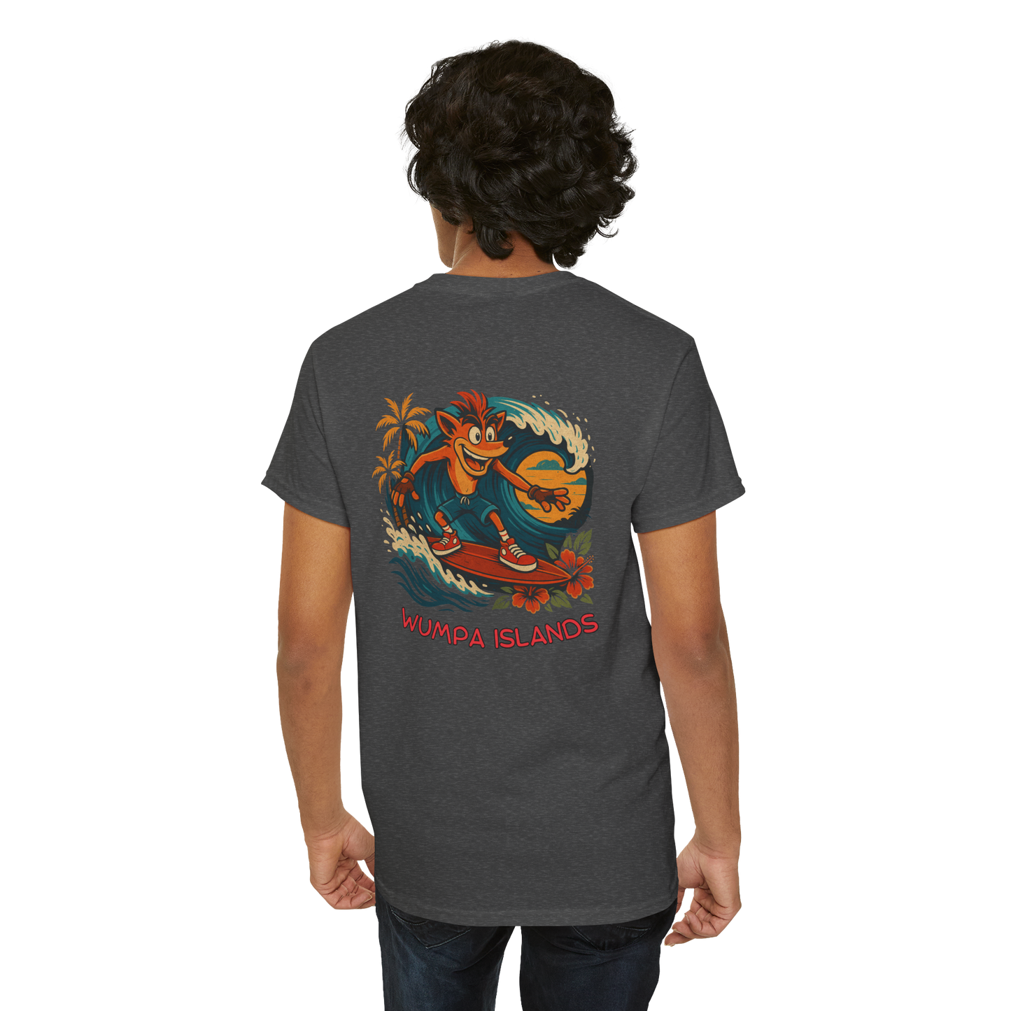 Crash Bandicoot Aku Aku Surf Unisex T-Shirt