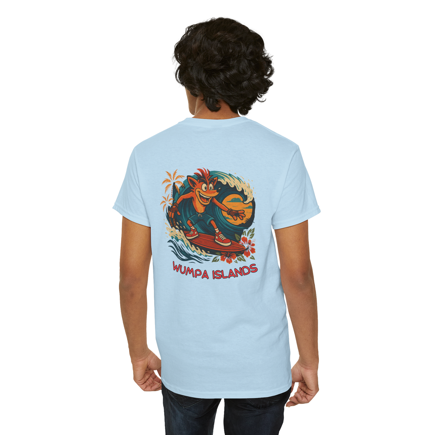 Crash Bandicoot Aku Aku Surf Unisex T-Shirt