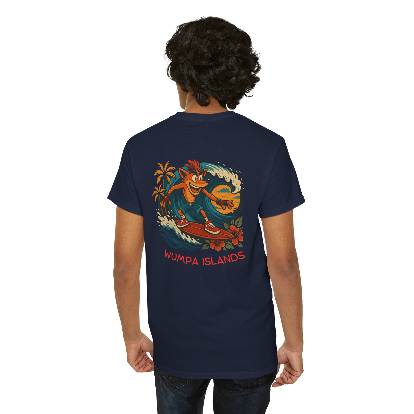 Crash Bandicoot Aku Aku Surf Unisex T-Shirt