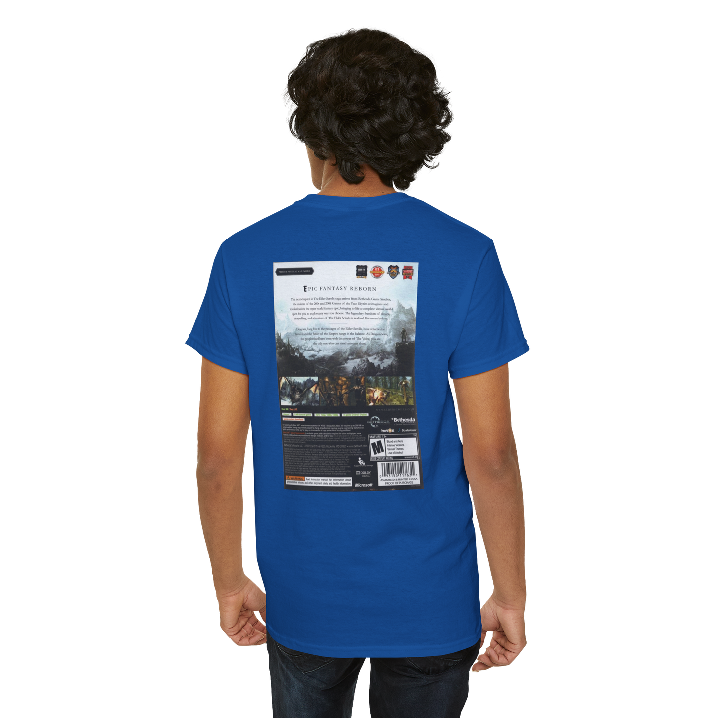 Skyrim Box Art Unisex T-Shirt
