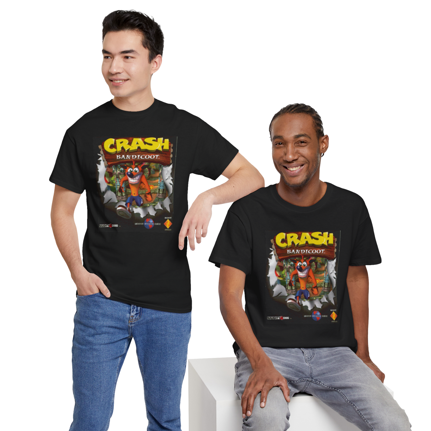 Crash Bandicoot Box Art Unisex T-Shirt