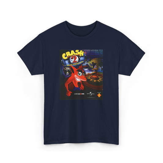 Crash Bandicoot 2: Cortex Strikes Back Box Art Unisex T-Shirt