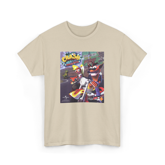 Crash Bandicoot: Warped Box Art Unisex T-Shirt