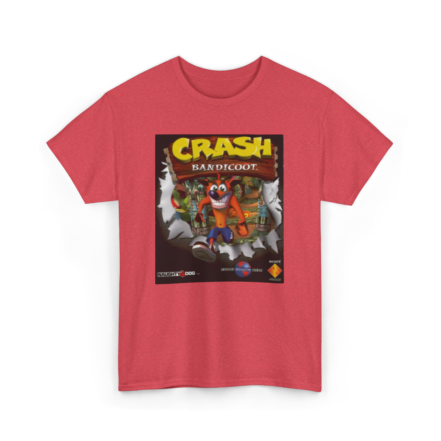 Crash Bandicoot Box Art Unisex T-Shirt