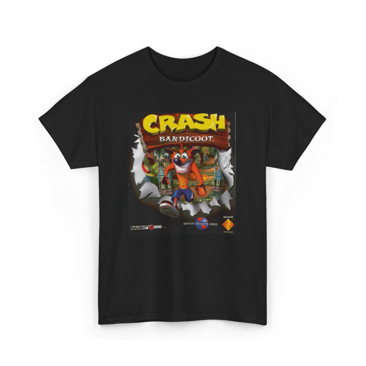 Crash Bandicoot Box Art Unisex T-Shirt