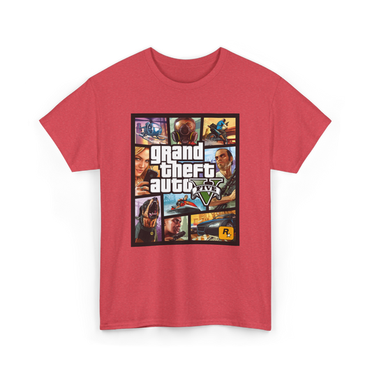 Grand Theft Auto V Box Art Unisex T-Shirt