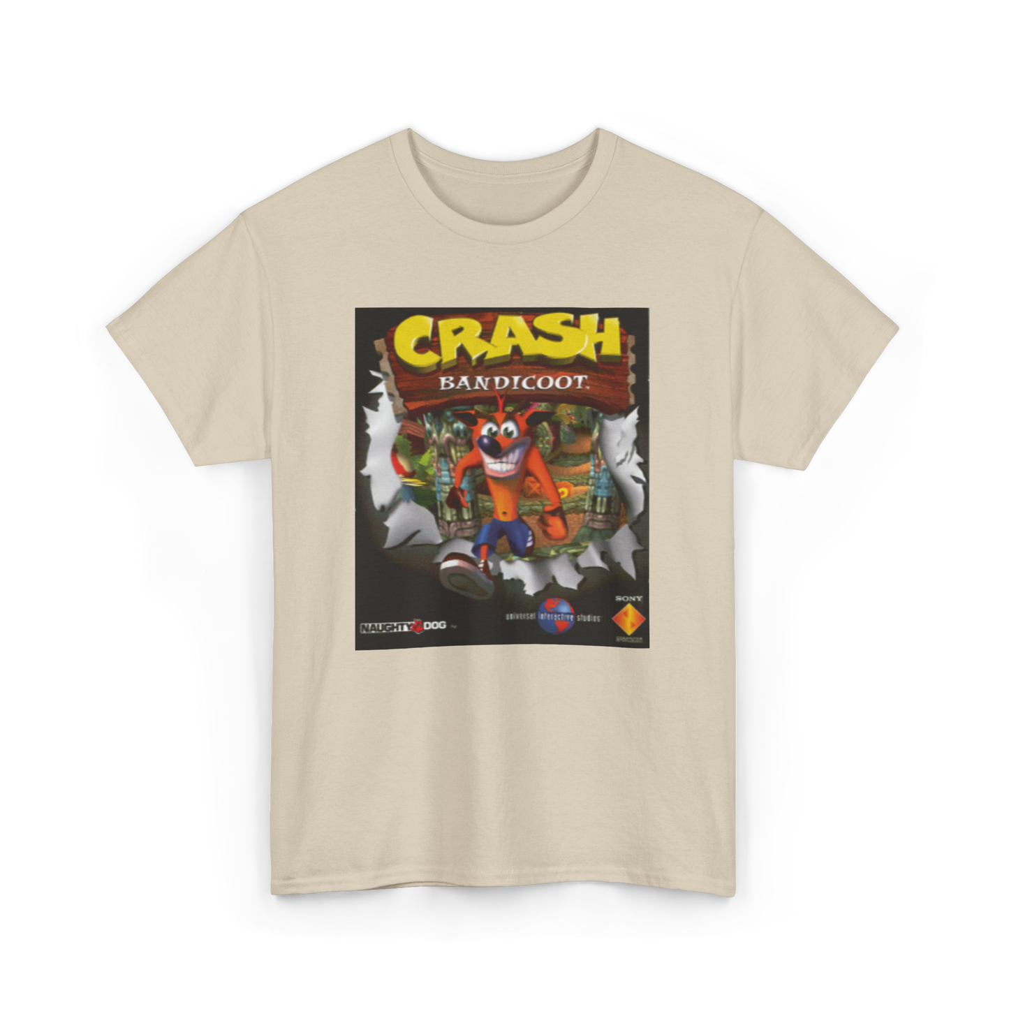 Crash Bandicoot Box Art Unisex T-Shirt