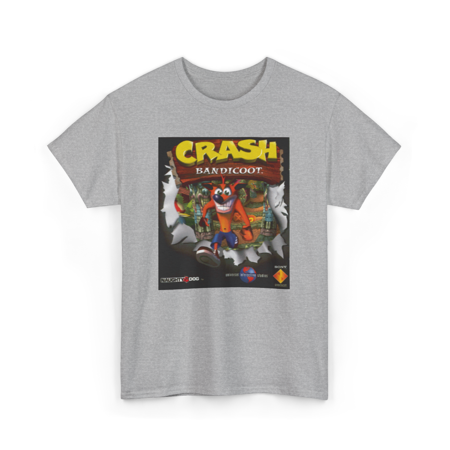 Crash Bandicoot Box Art Unisex T-Shirt