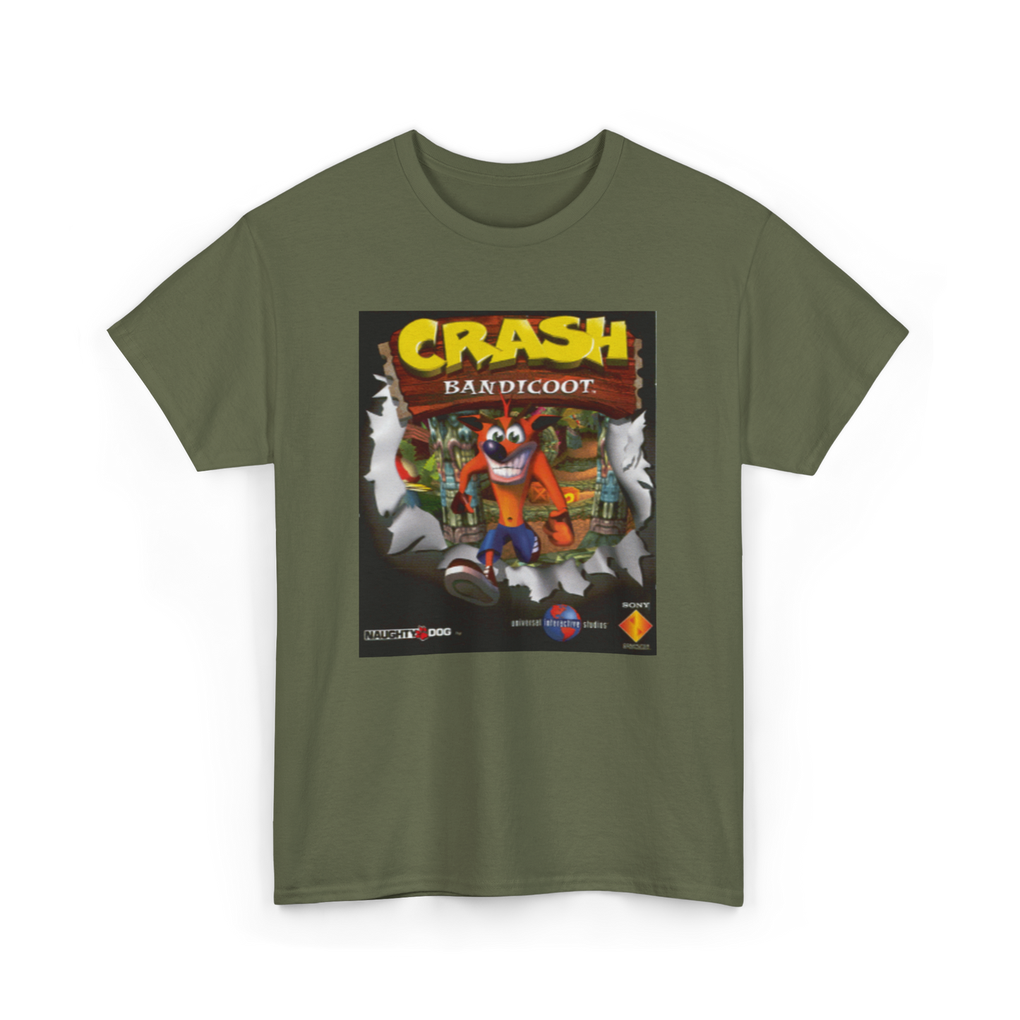 Crash Bandicoot Box Art Unisex T-Shirt