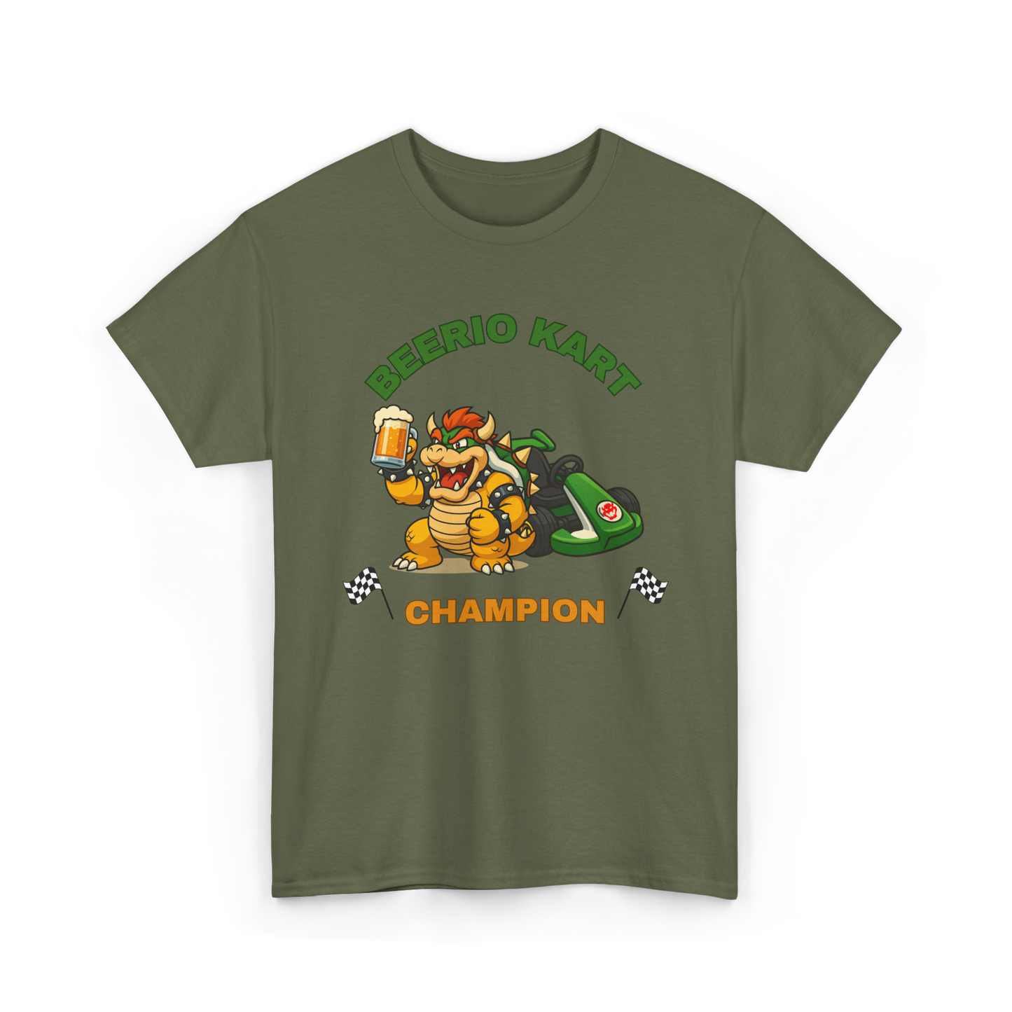 Bowser Beerio Kart Champion Unisex T-Shirt