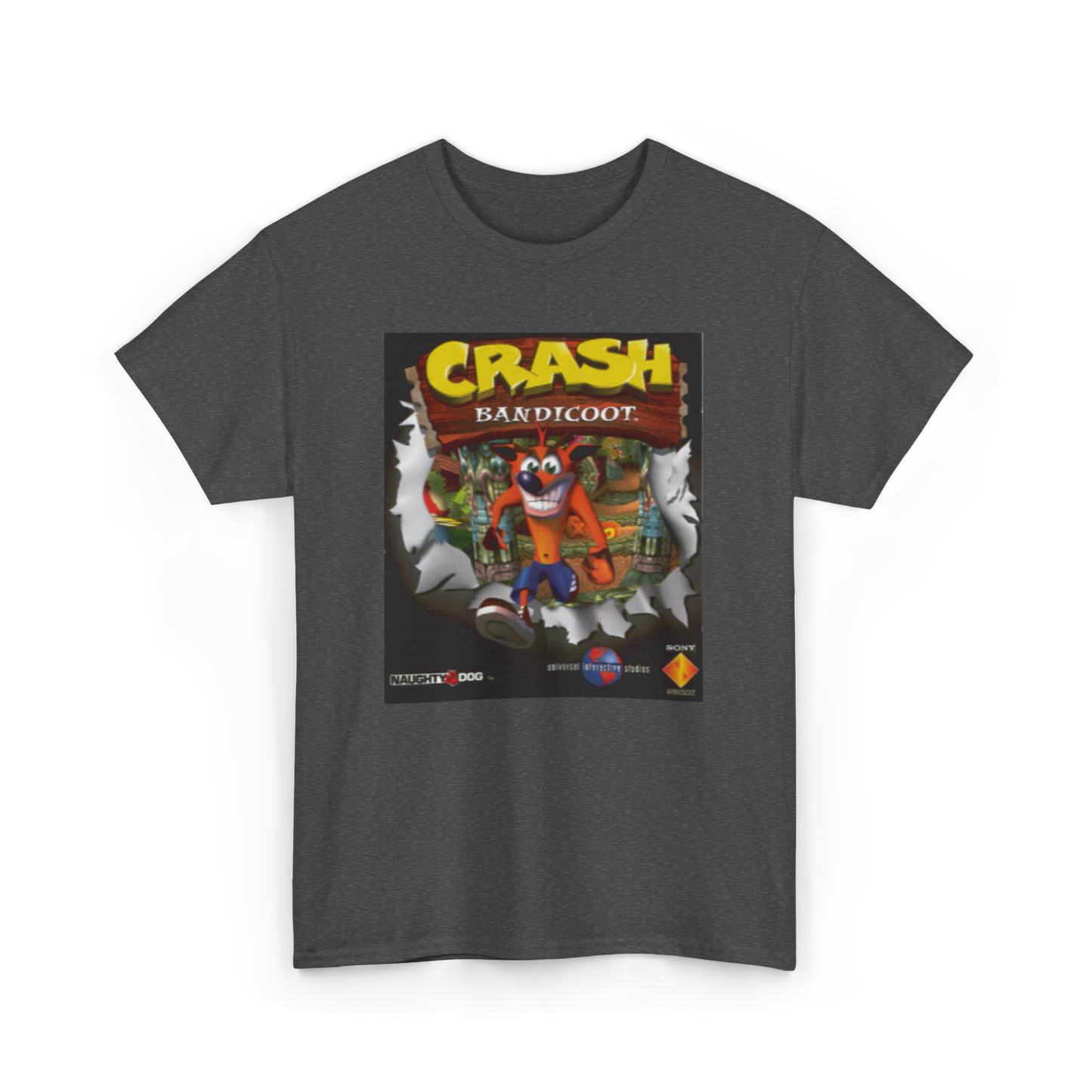 Crash Bandicoot Box Art Unisex T-Shirt