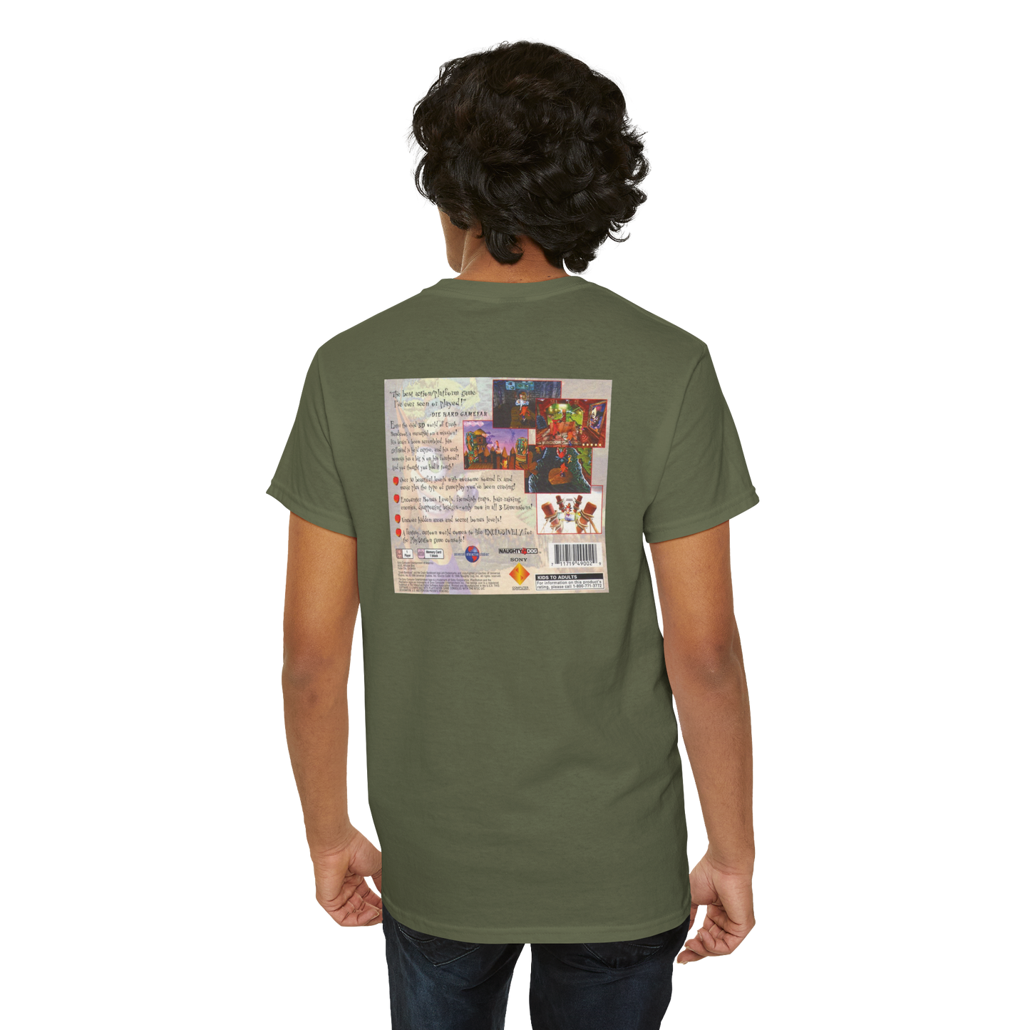 Crash Bandicoot Box Art Unisex T-Shirt