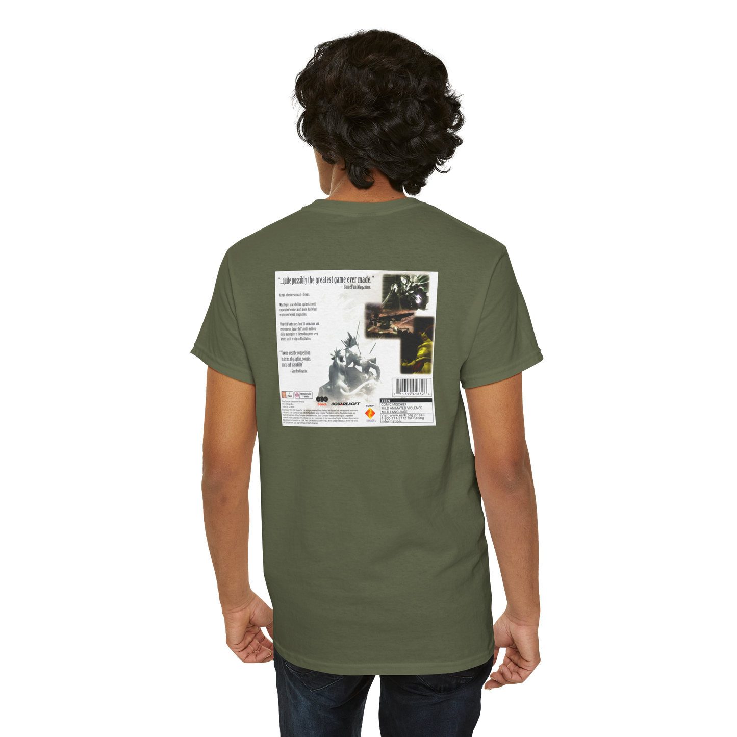 Final Fantasy VII Box Art Unisex T-Shirt
